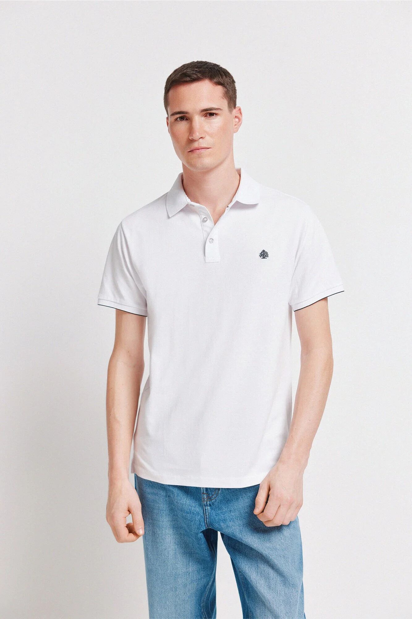 Polo Slim À Contraste
