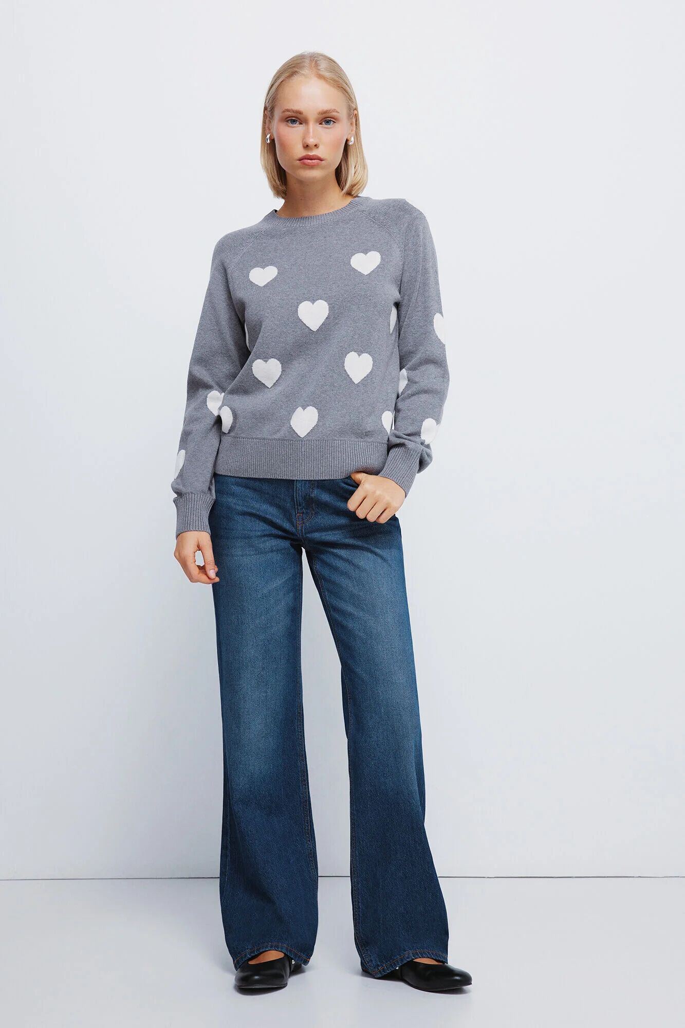 Pull À Cœurs En Intarsia thumbnail 3