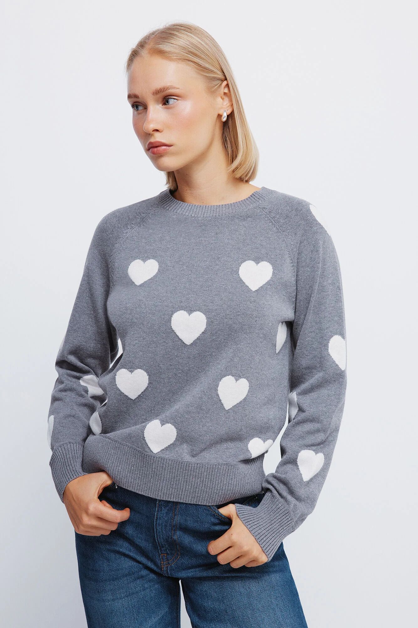 Pull À Cœurs En Intarsia thumbnail 4