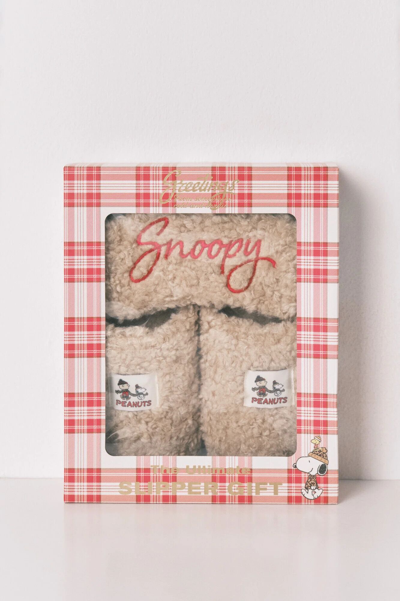 Coffret Cadeau Chaussons Et Masque De Nuit Snoopy