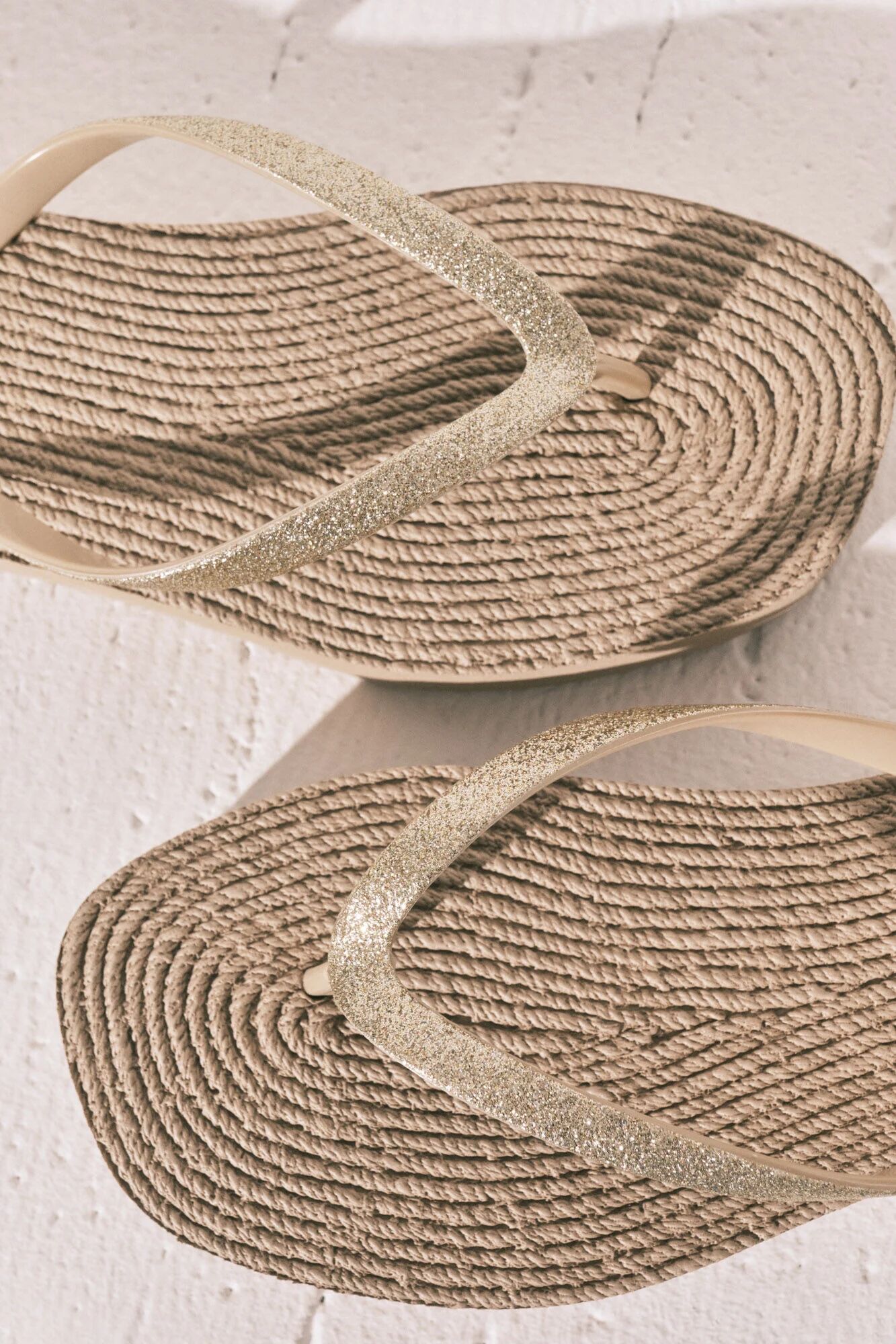 Sandales Effet Jute Scintillantes thumbnail 3