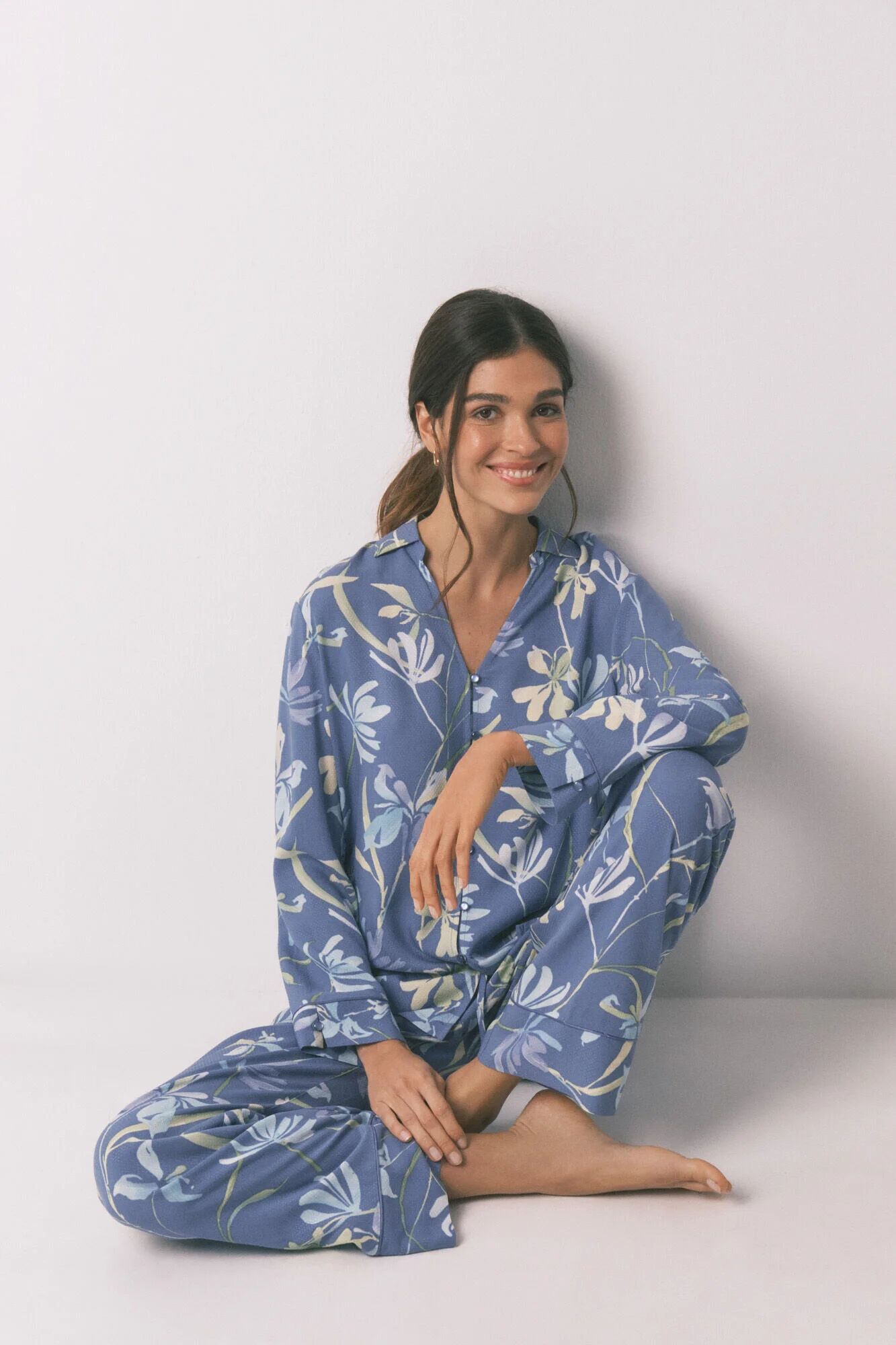 Pyjama Classique Imprimé Fleurs thumbnail 4