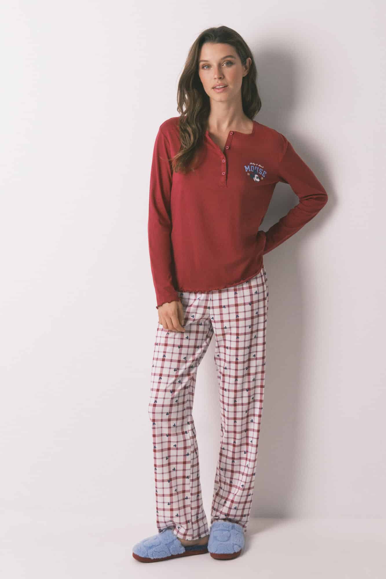 Pyjama Long En Coton Mickey
