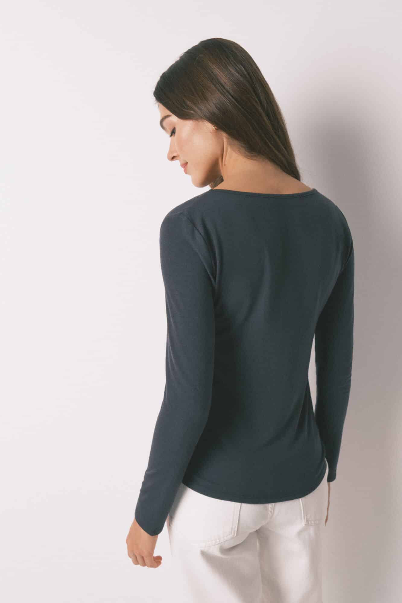 T-shirt Résille Anthracite thumbnail 4