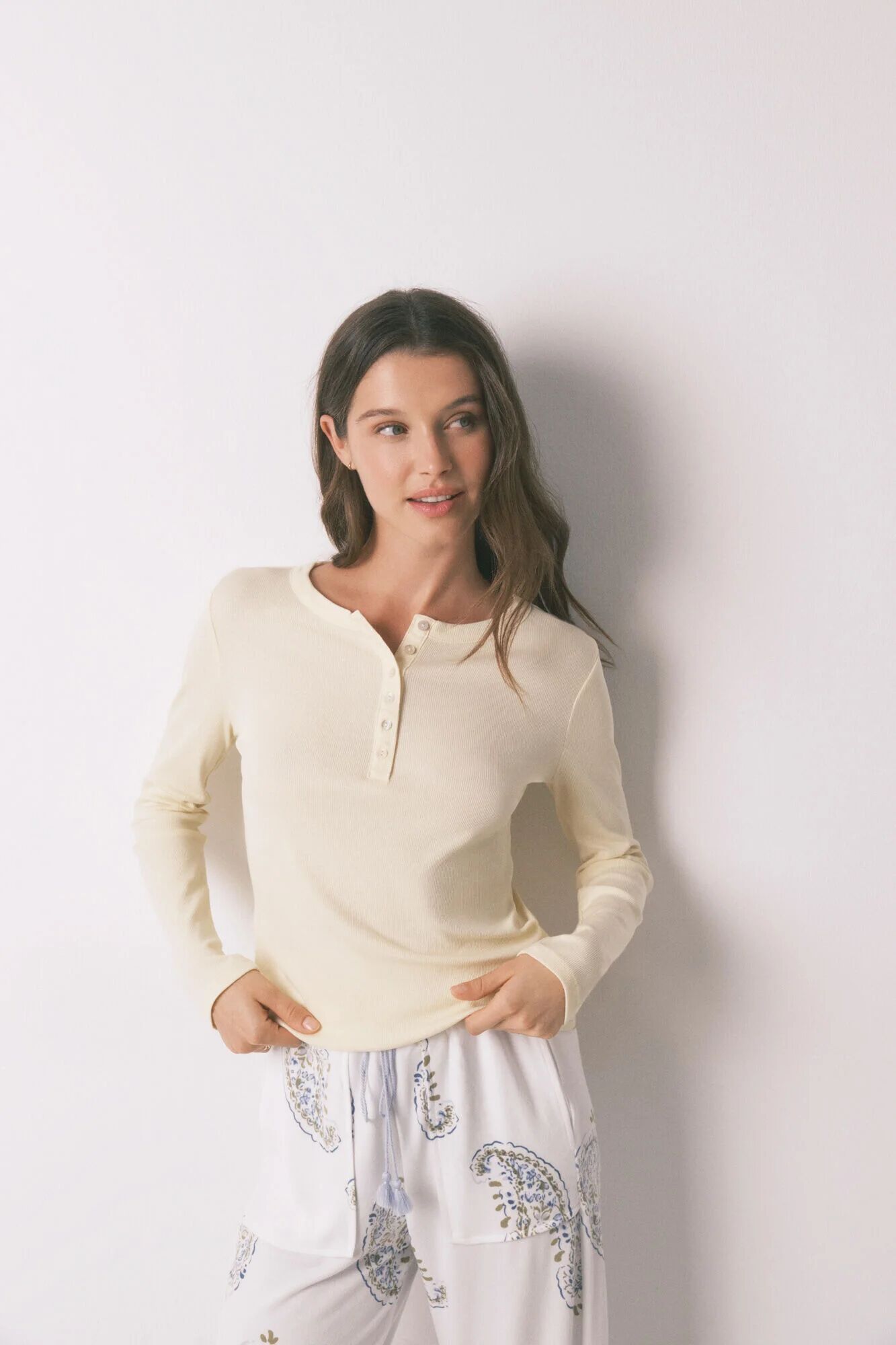 T-shirt À Manches Longues En Coton thumbnail 3