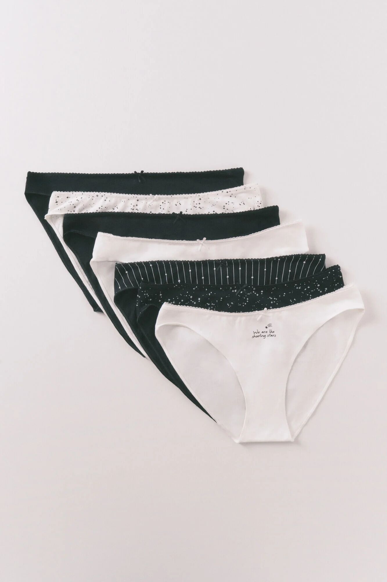 Pack 7 Culottes Classiques Coton À Imprimé