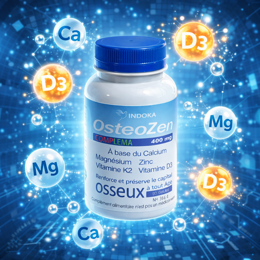 Osteozen Complema – Vitamine D3, K2, Magnésium & Zinc