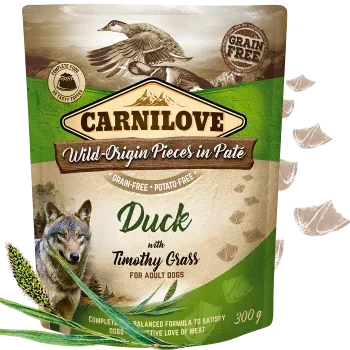 Dog Paté Duck With Timothy Grass