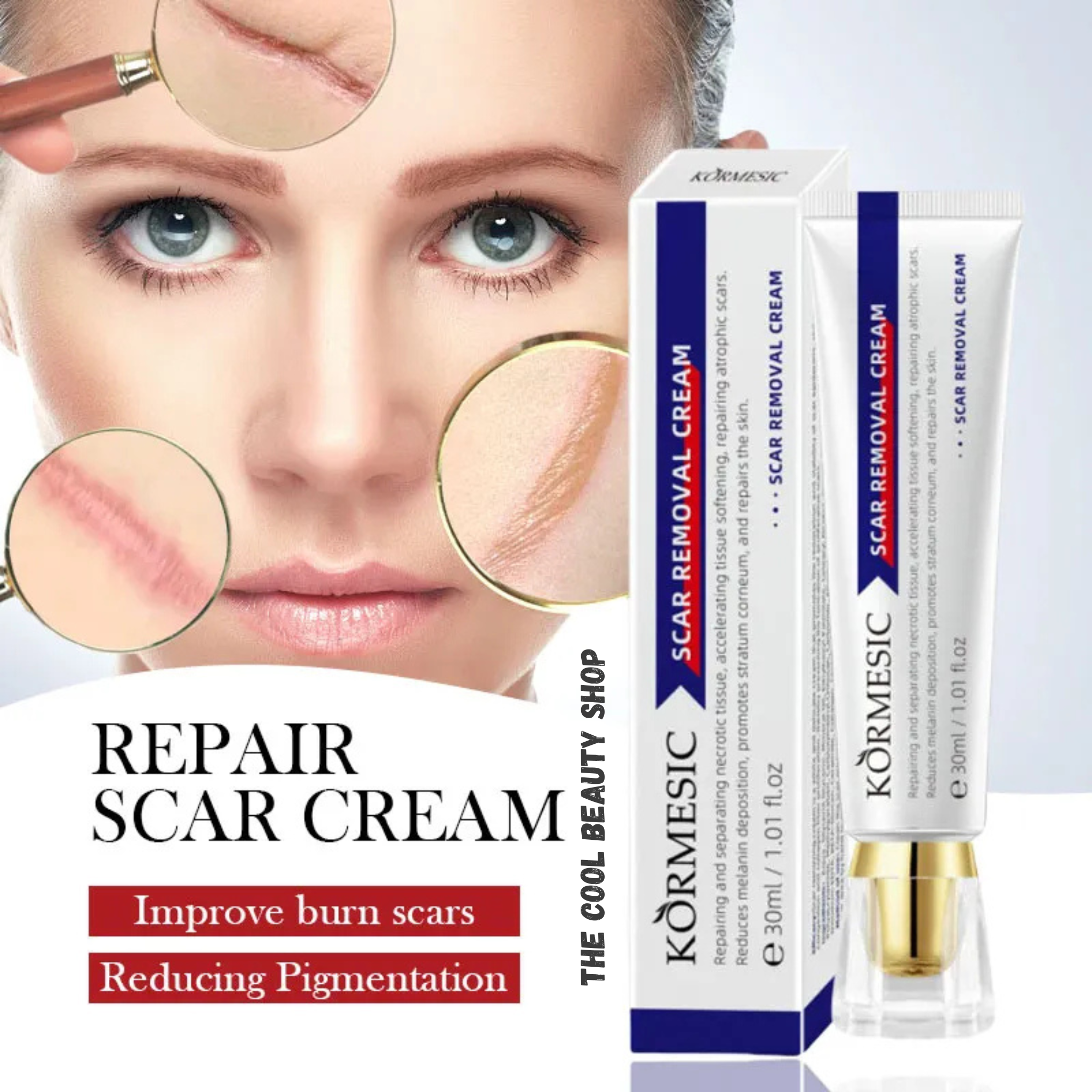 Crème Anti-cicatrices & Réduction Des Taches Pigmentaires