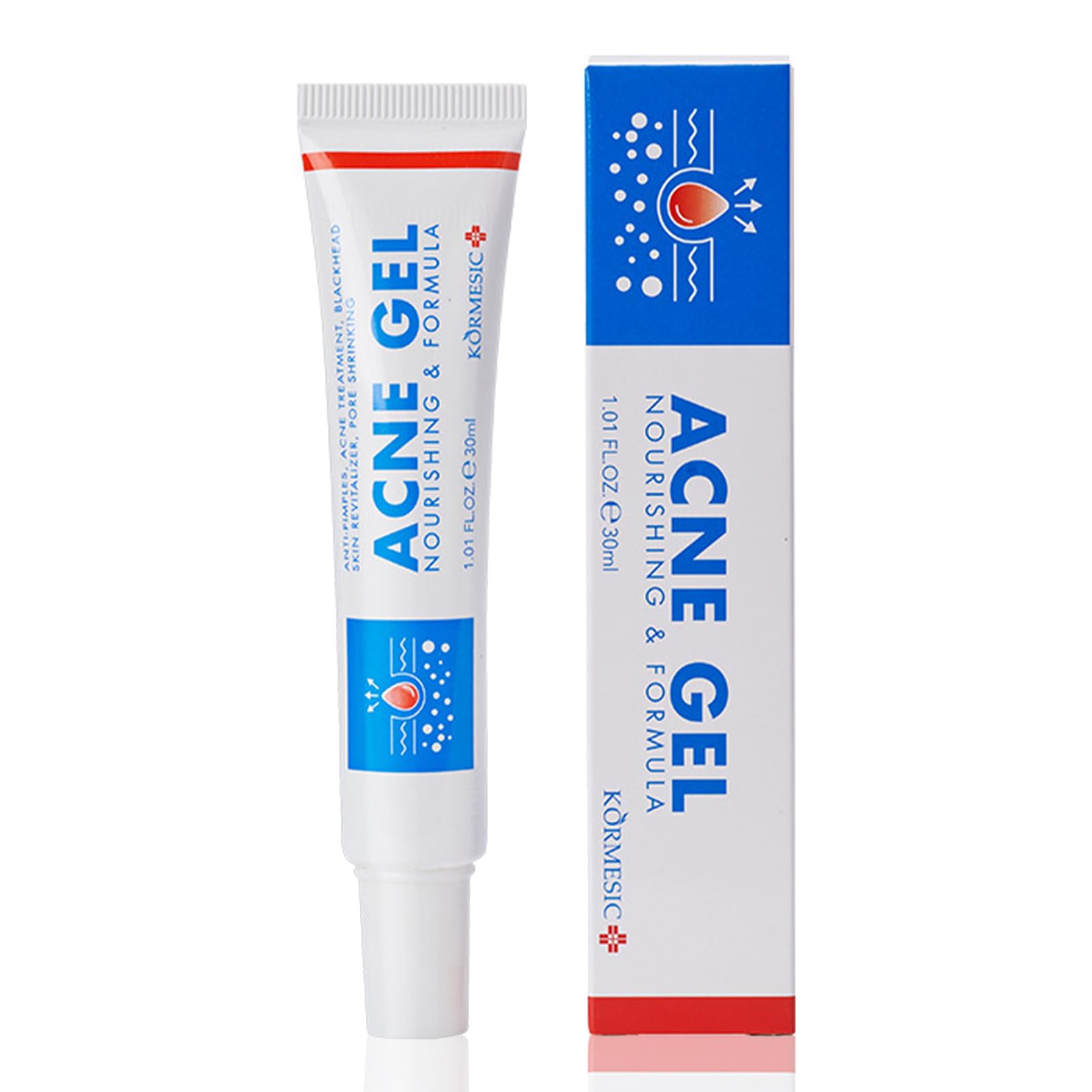 Anti-acné Visage, Gel Anti-acné, Formule Nourrissante