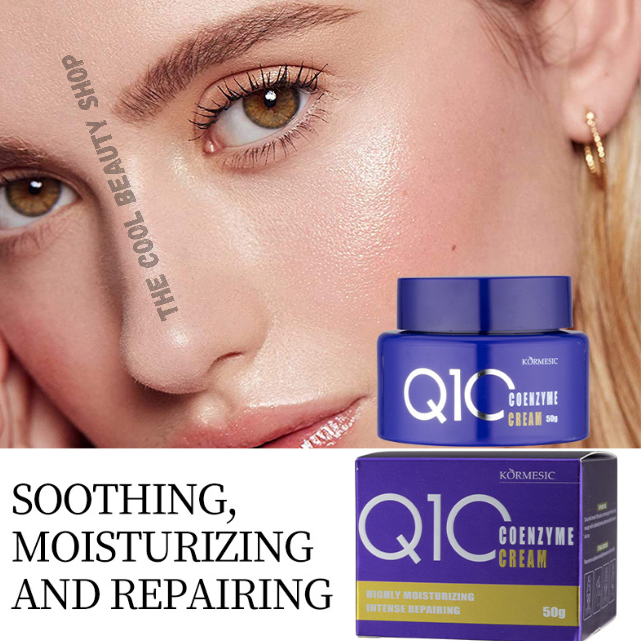 Crème Q10 Coenzyme - Hydratation, Anti-âge, Apaisante Et Réparatrice thumbnail 4