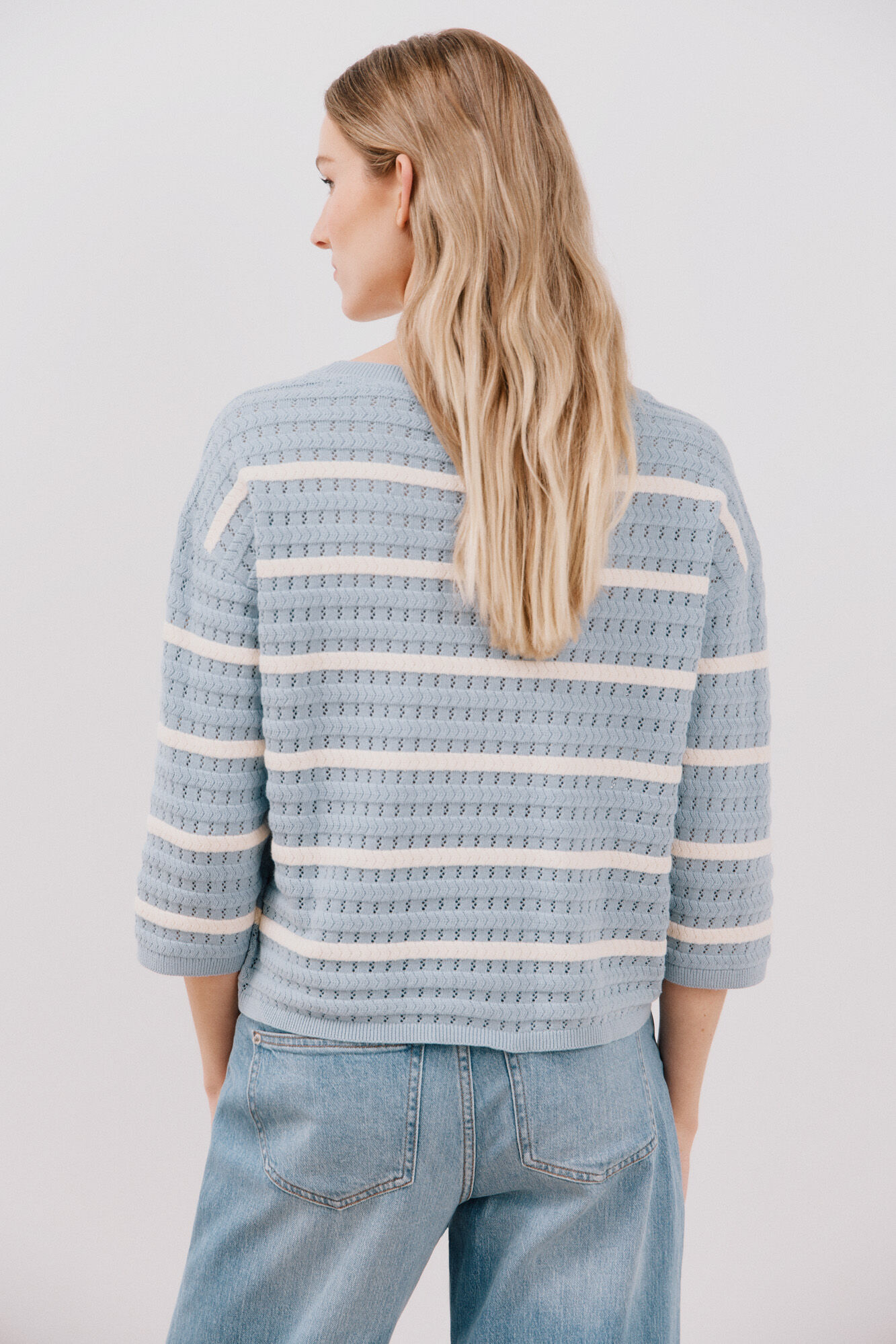 Pull Rayé Bicolore