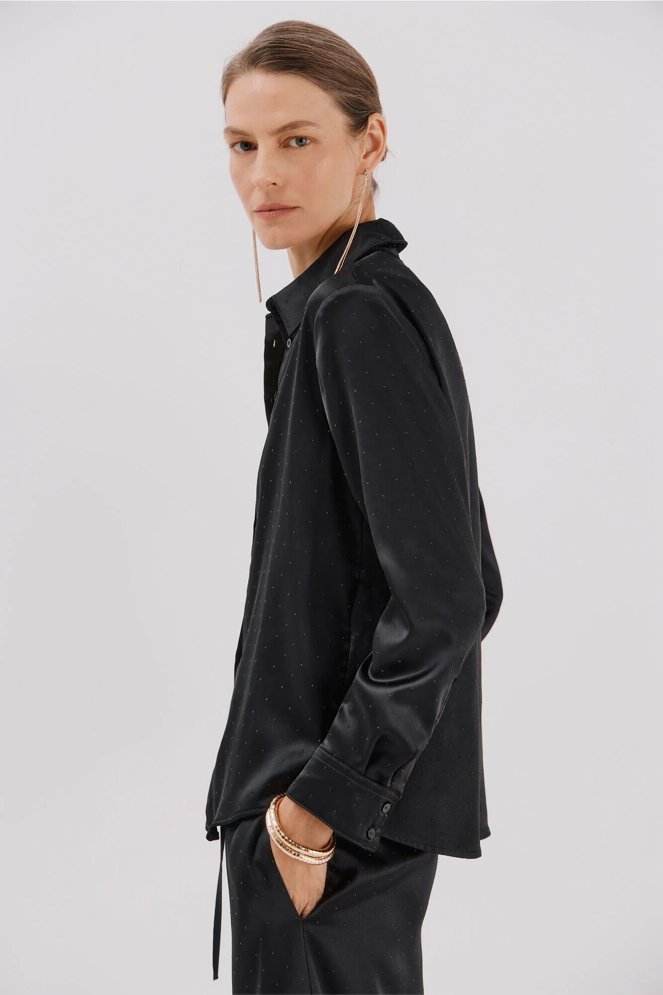 Chemise Satinée Brillante
