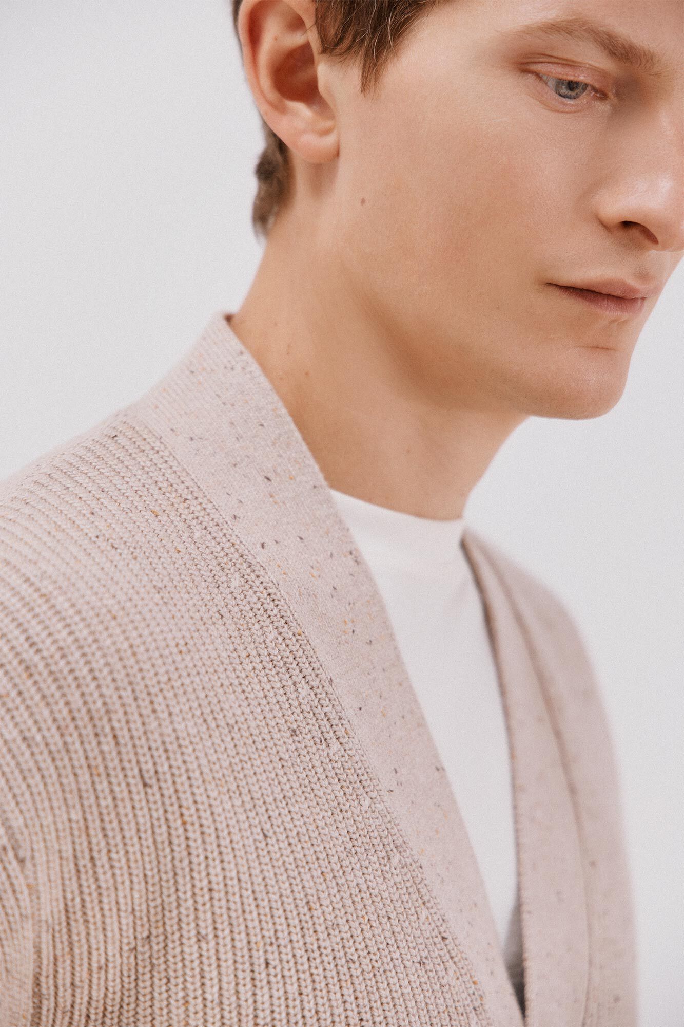 Cardigan Fantaisie En Maille Perlée