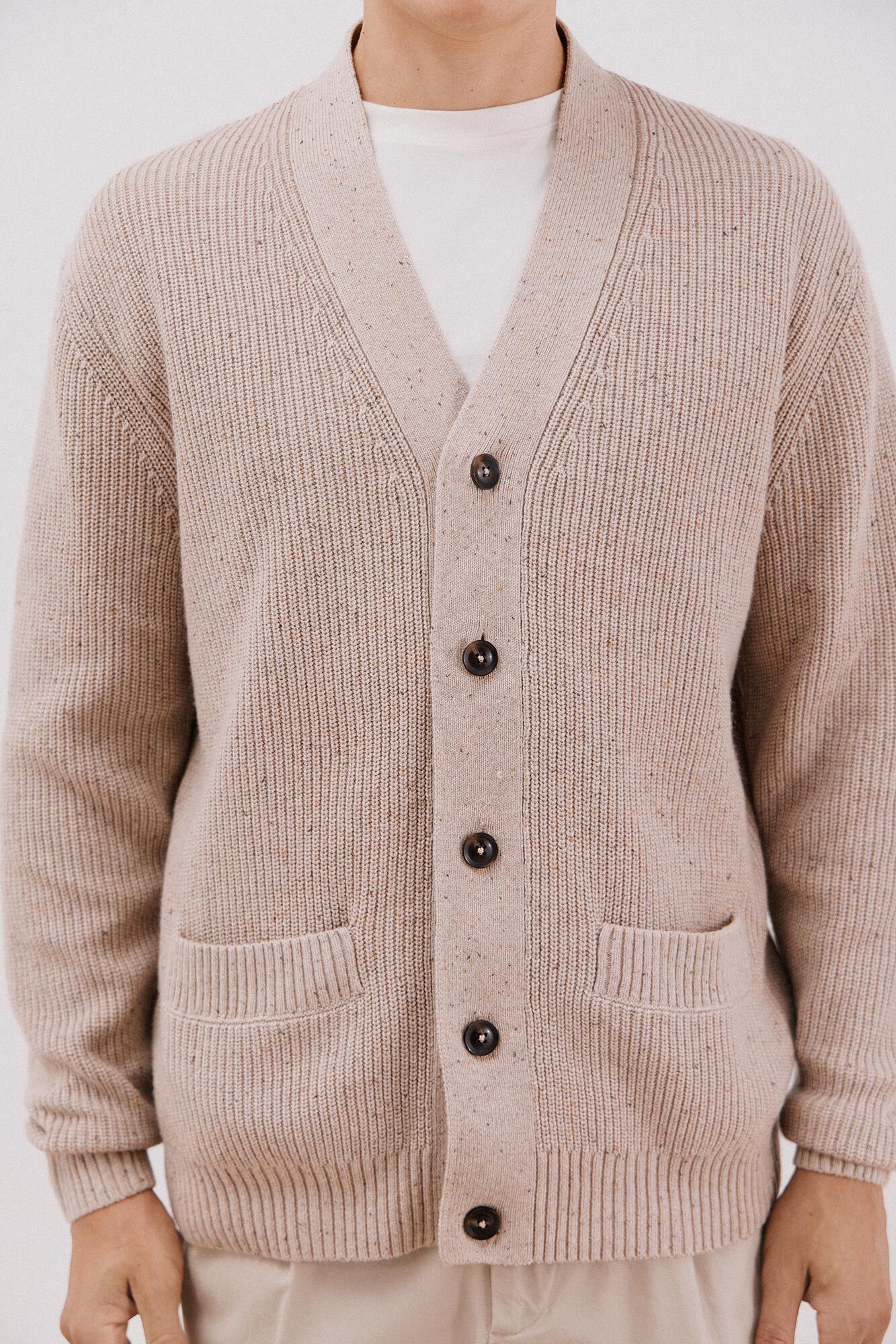 Cardigan Fantaisie En Maille Perlée thumbnail 3