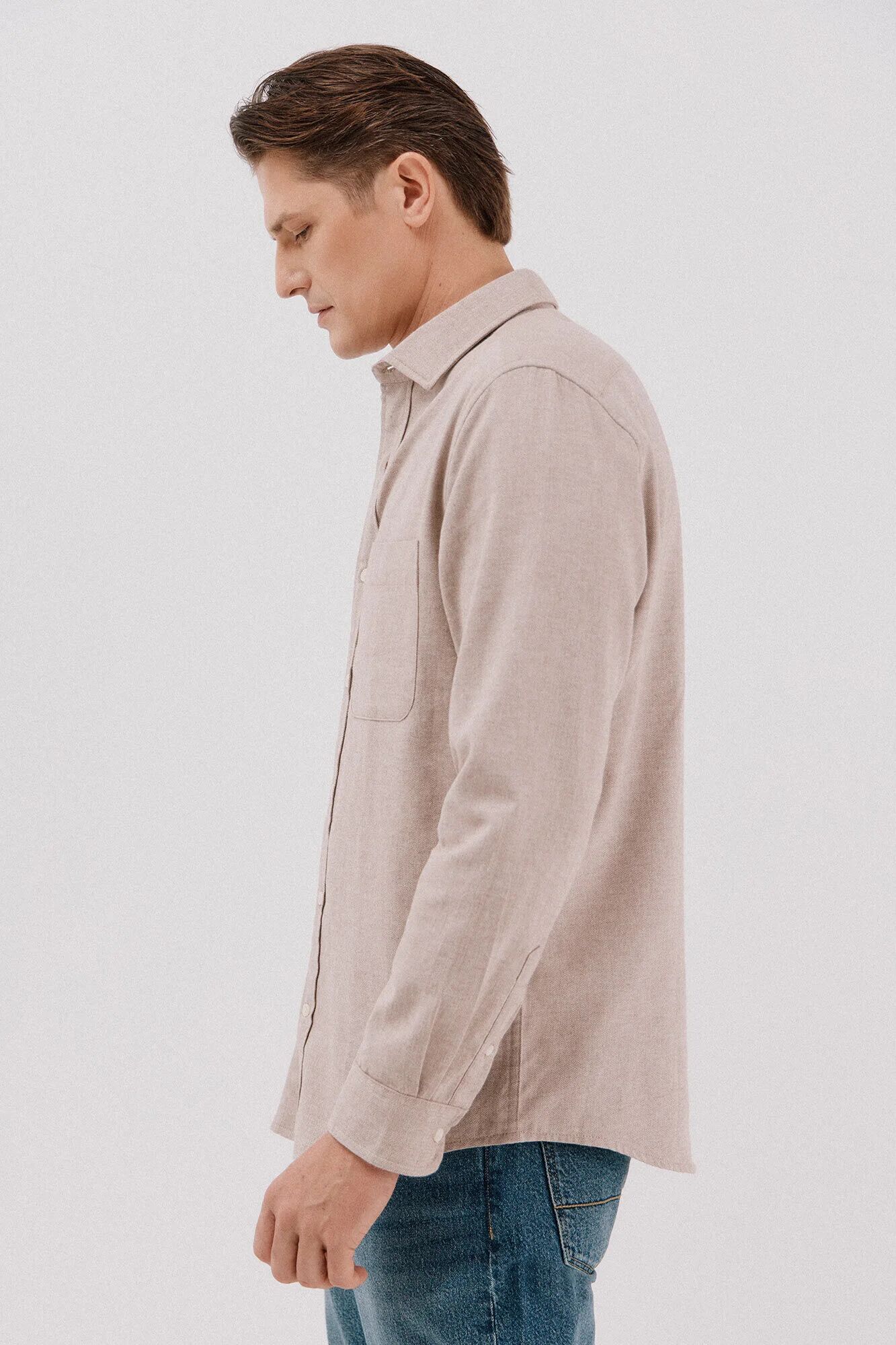Chemise En Flanelle À Chevrons