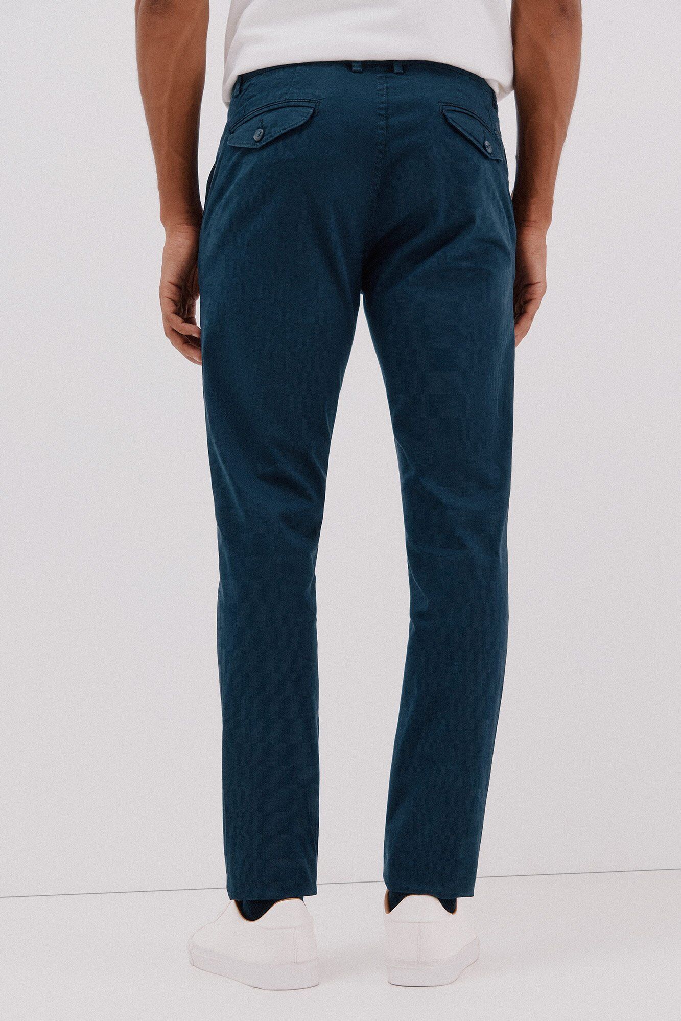Chino Léger À Micro-imprimé