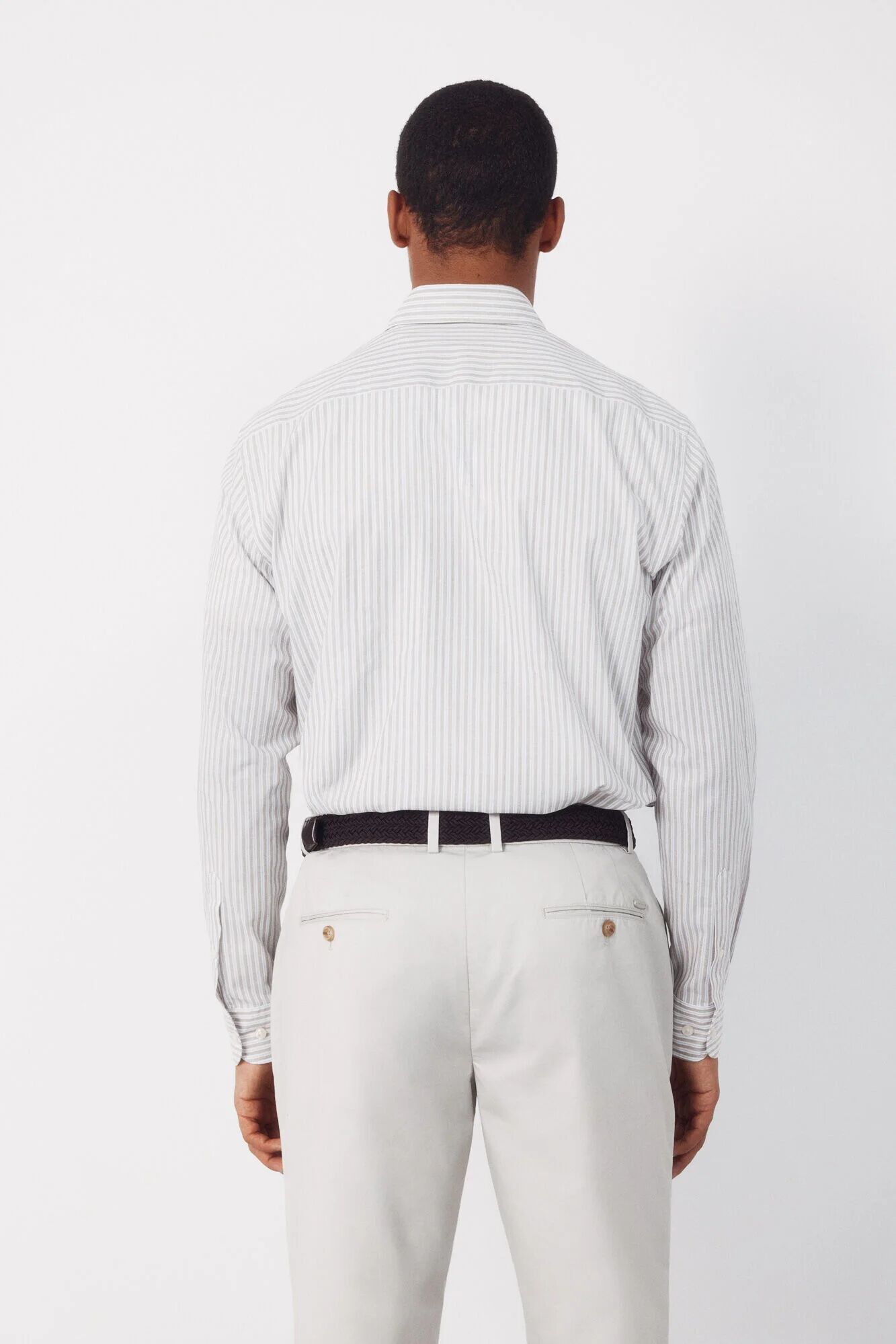 Chemise Rayée En Popeline