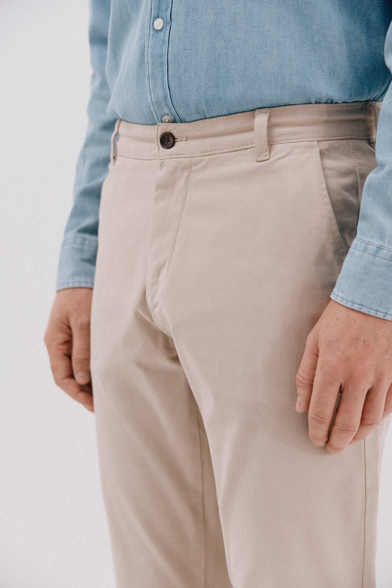 Pantalon Chino Délavé thumbnail 3