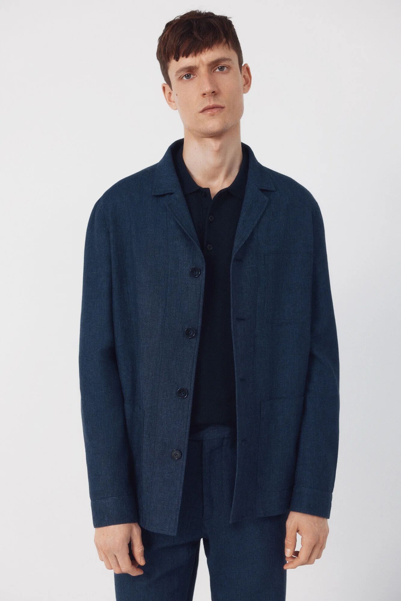 Blazer Effet Structuré En Mélange De Lin (coordonné)