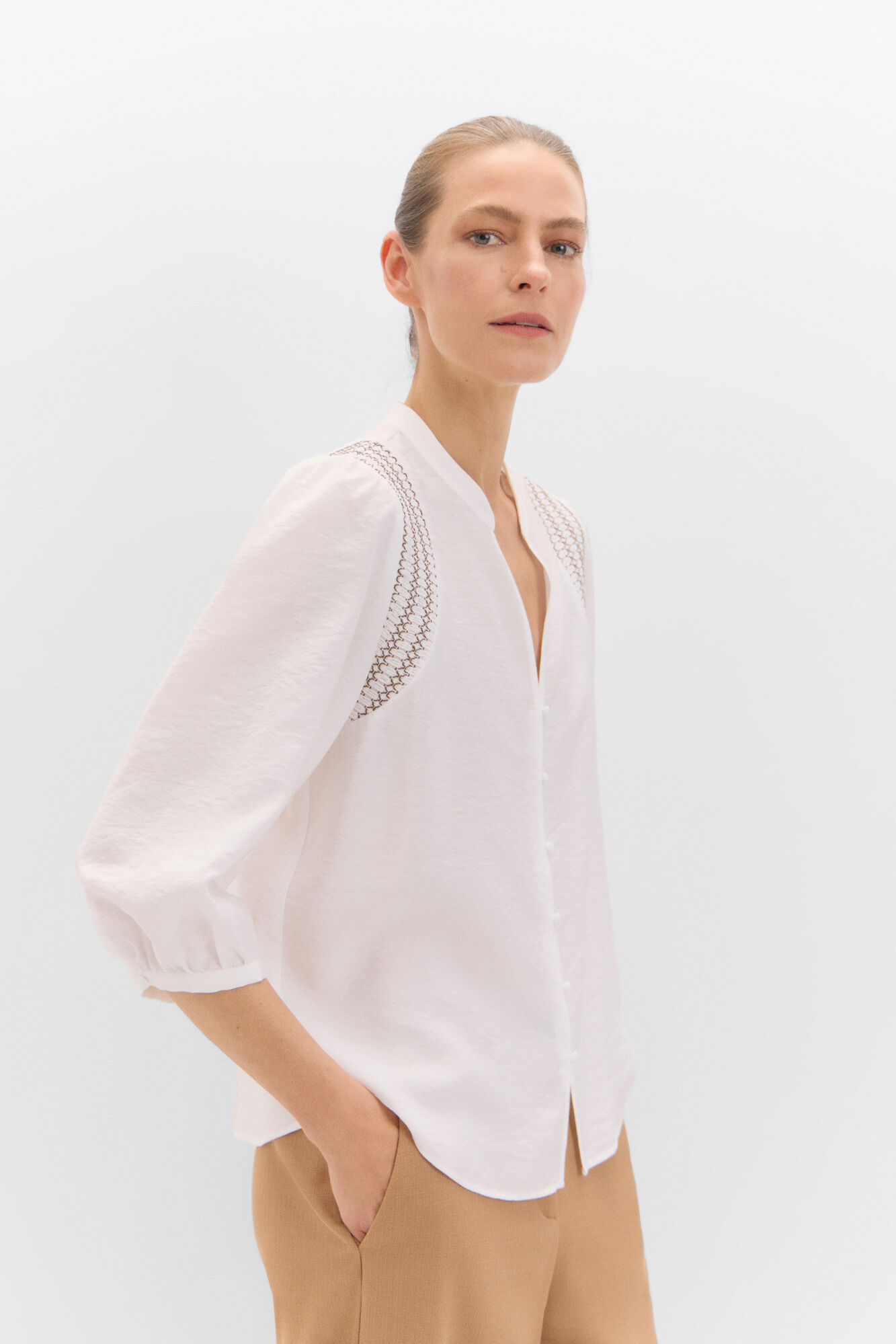 Chemisier À Smocks thumbnail 2