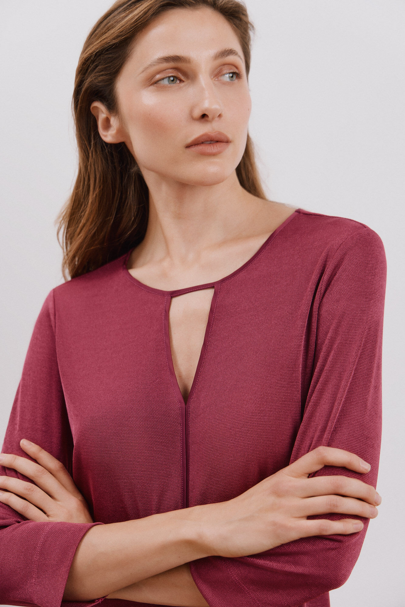 Haut En Tricot En Forme De Larme