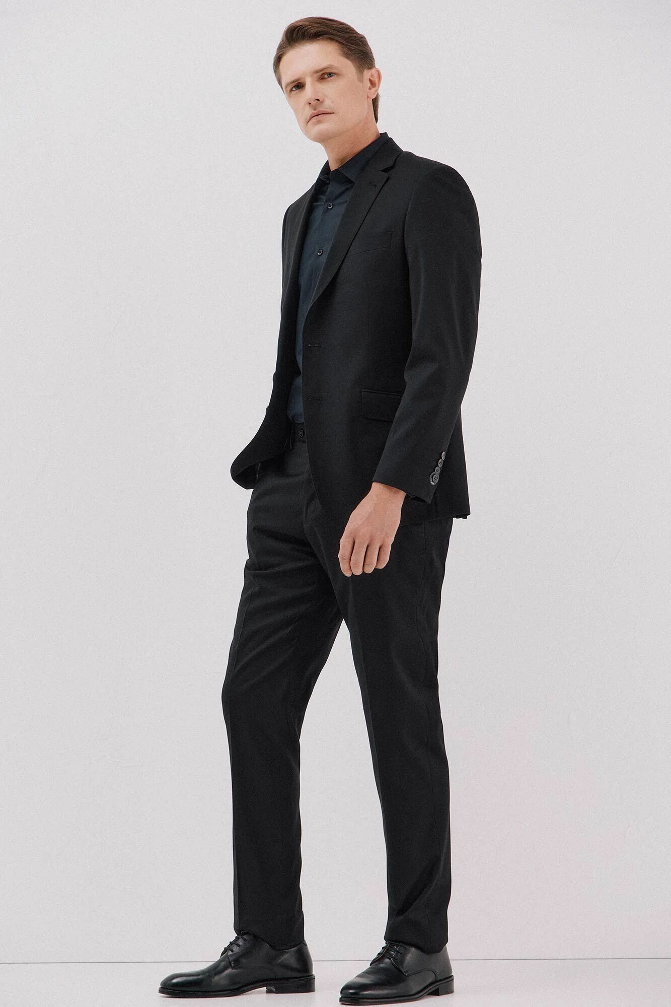 Chemise Habillée Unie En Coton Et Tencel