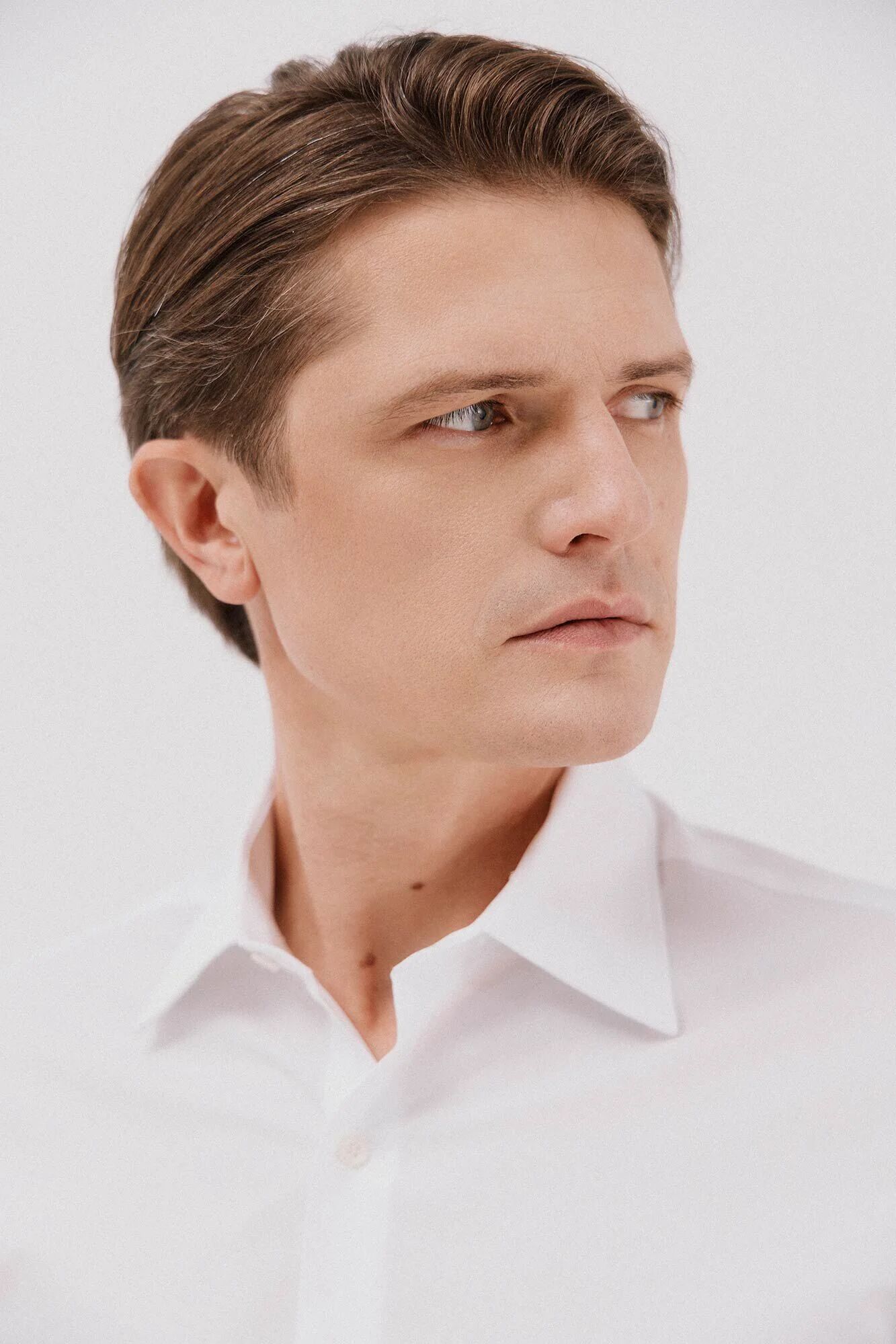 Chemise Habillée Unie En Coton Et Tencel thumbnail 4