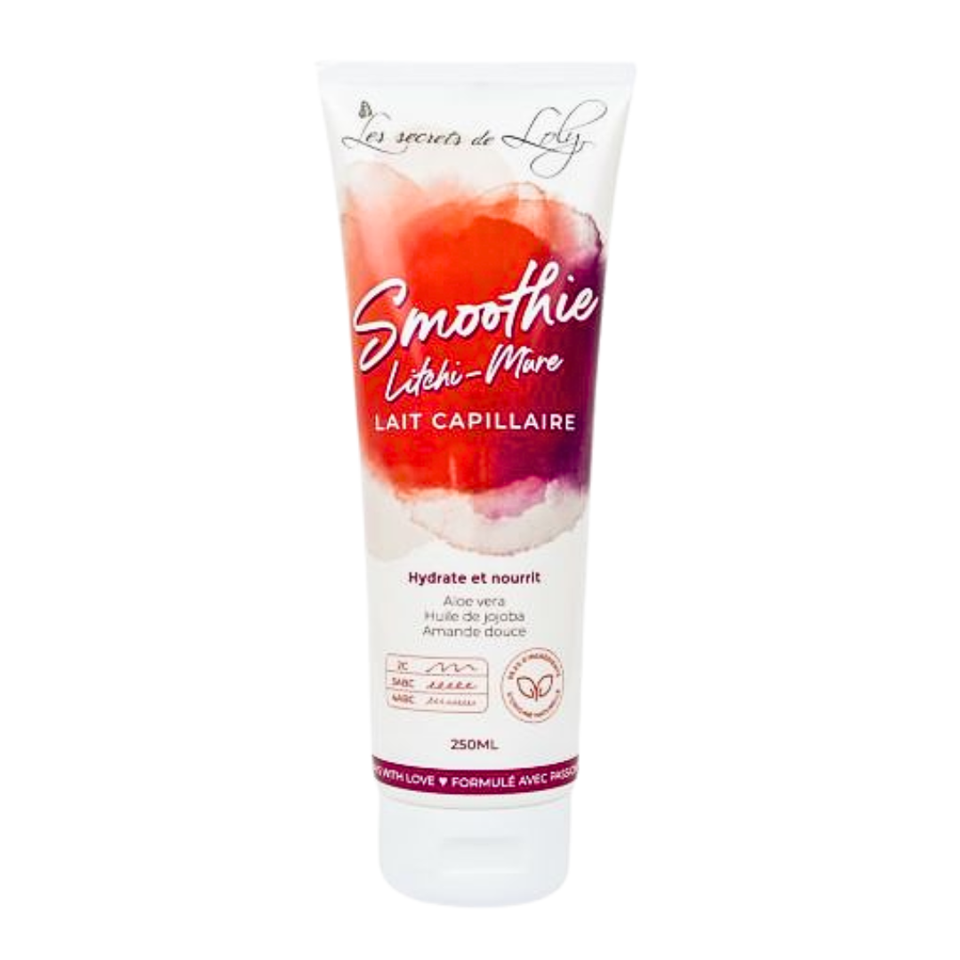 Smoothie Litchi Mure Lait Hydratant