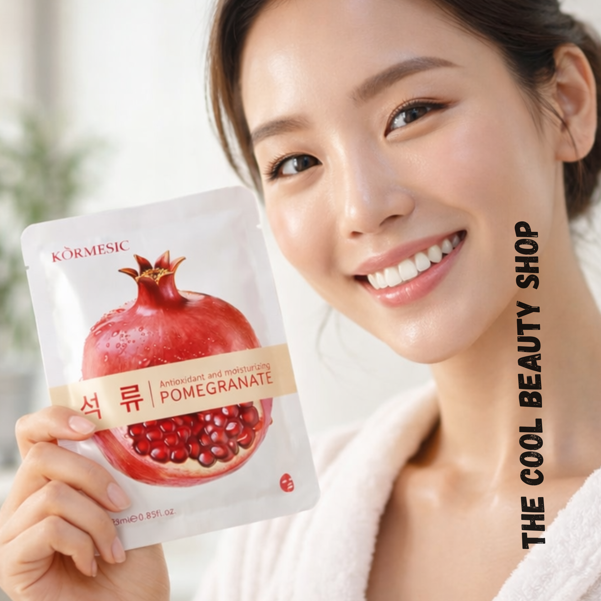 Masque Visage Grenade Hydratant & Antioxydant – Peau Éclatante & Nourrie