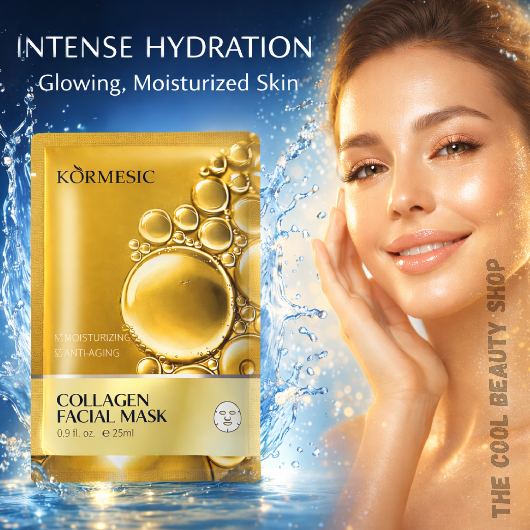 Masque Visage Au Collagène – Hydratant & Anti-âge