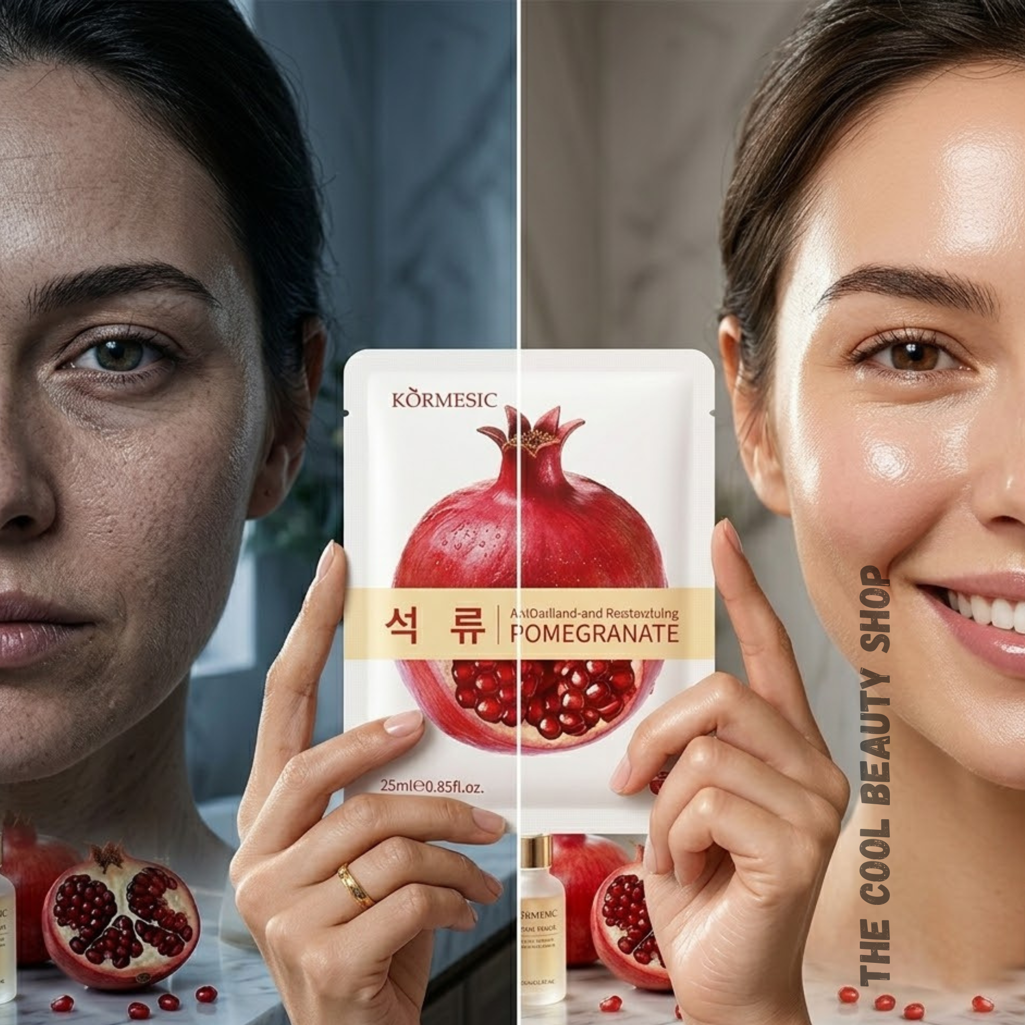 Masque Visage Grenade Hydratant & Antioxydant – Peau Éclatante & Nourrie thumbnail 4