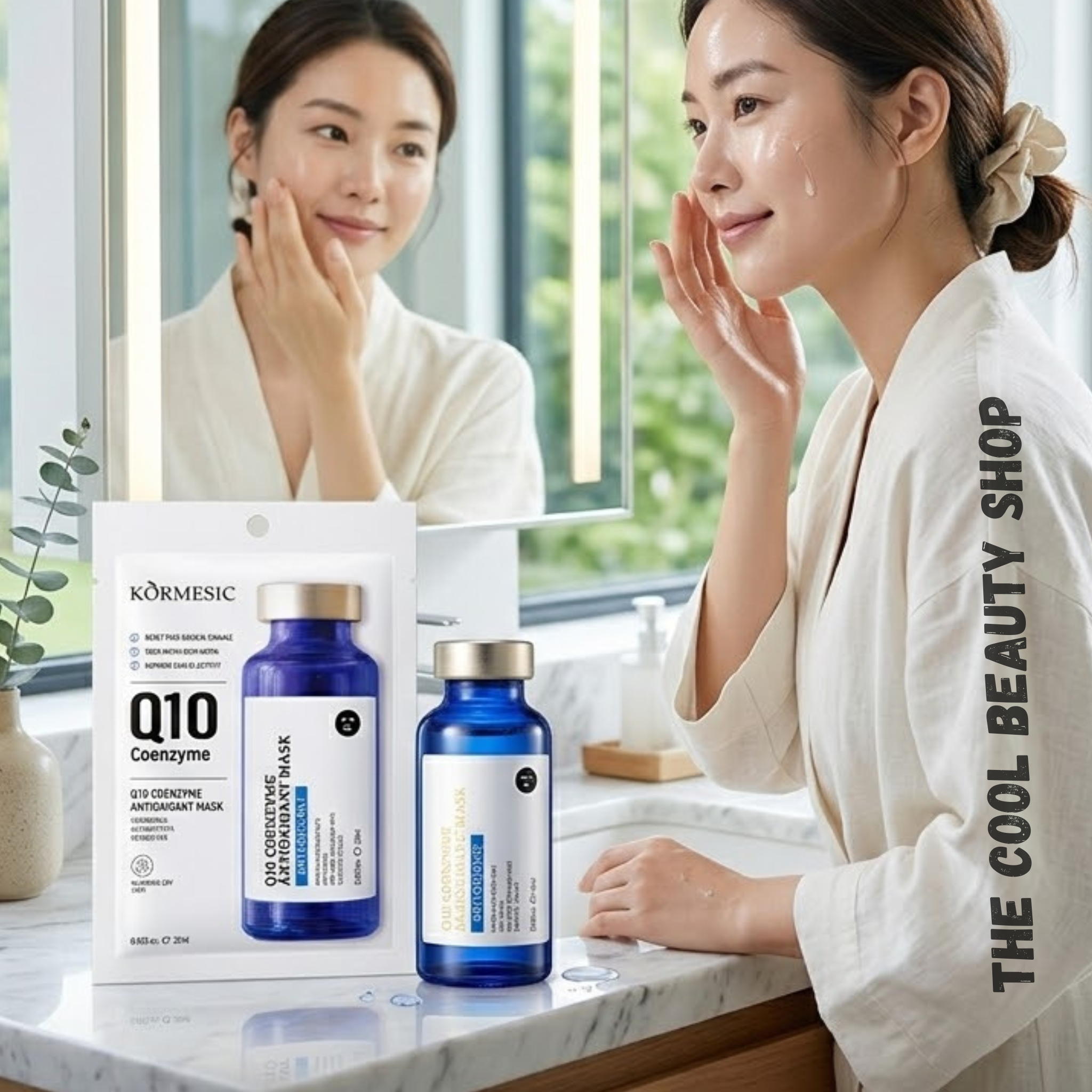 Masque Visage Q10 Coenzyme Antioxydant – Hydratation, Anti-âge & Éclat Intense  thumbnail 3
