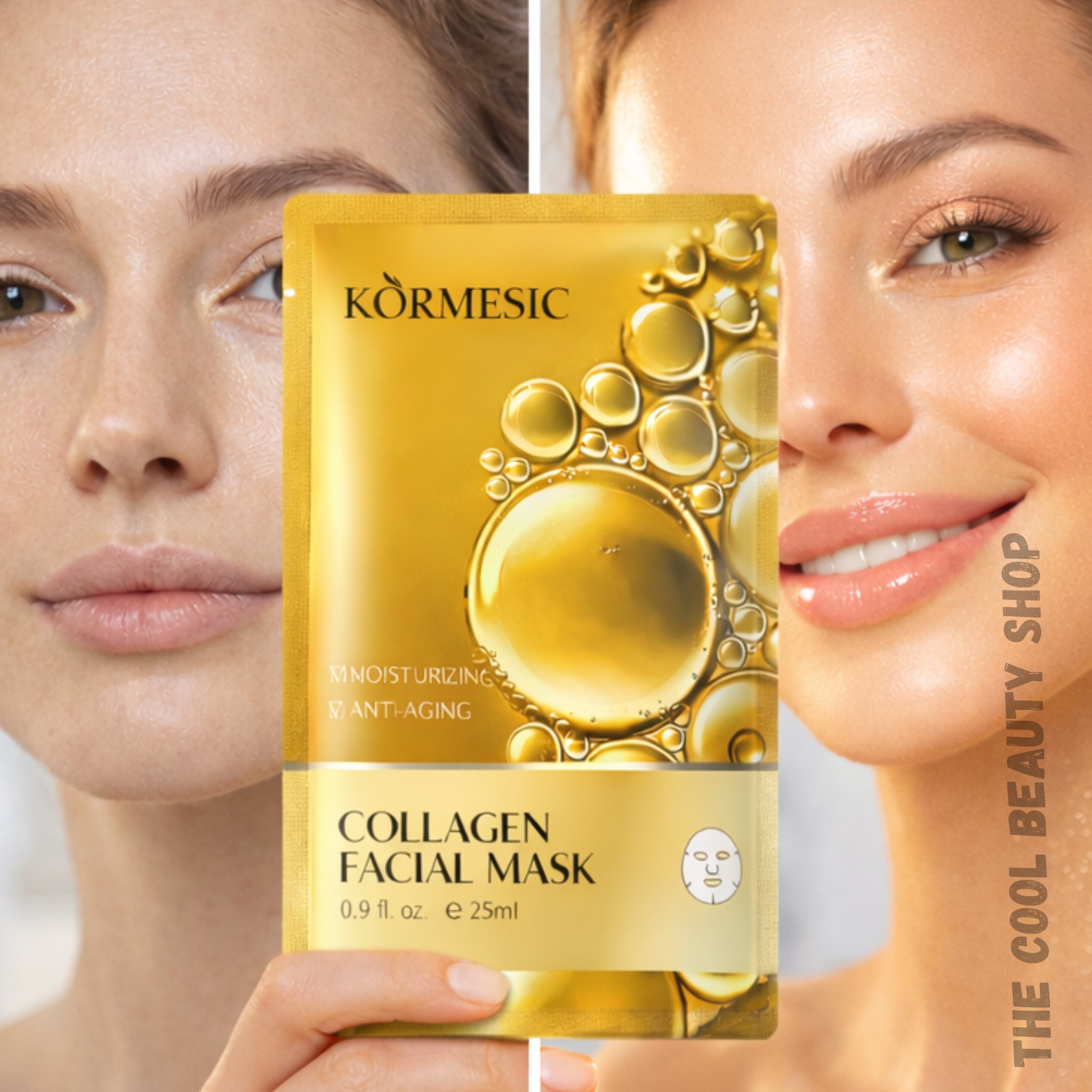 Masque Visage Au Collagène – Hydratant & Anti-âge thumbnail 3