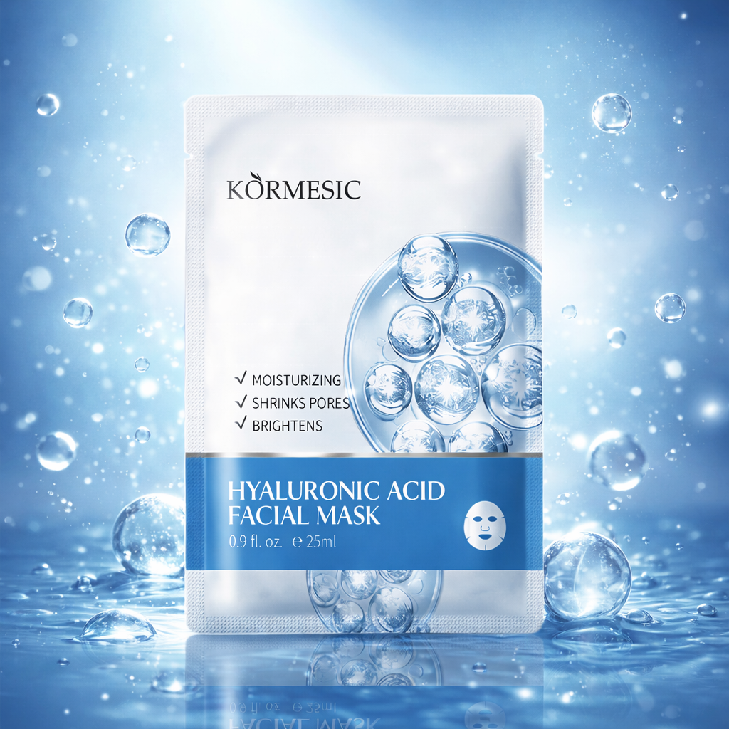 Masque Visage À L’acide Hyaluronique – Hydratation Intense & Peau Éclatante