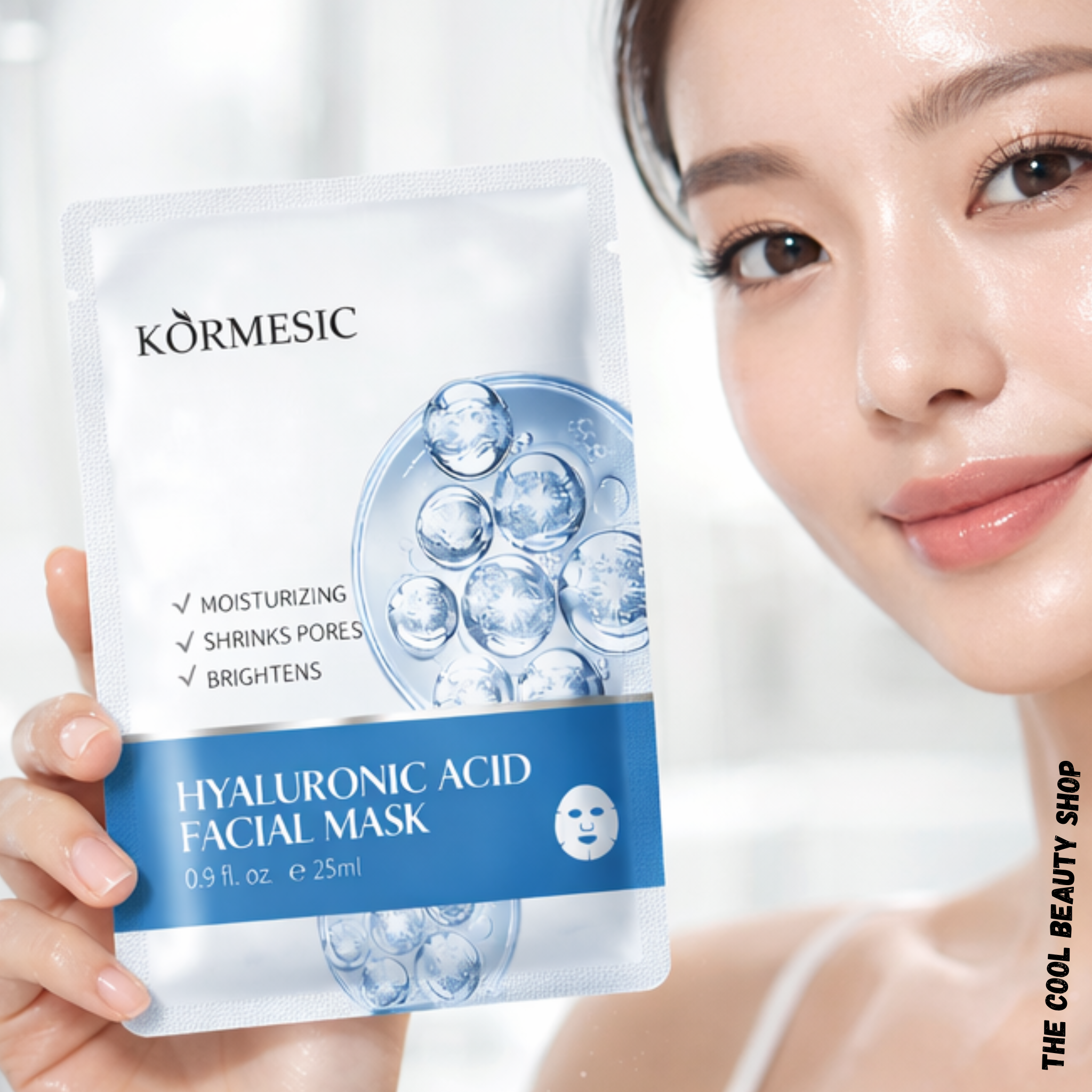 Masque Visage À L’acide Hyaluronique – Hydratation Intense & Peau Éclatante thumbnail 3