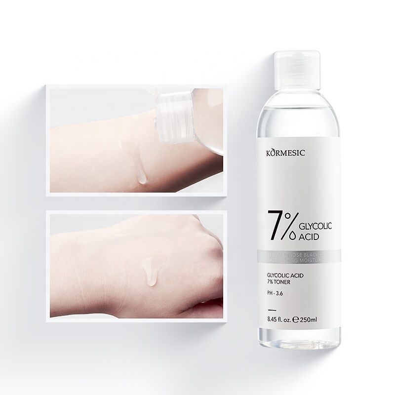 Tonique Visage Acide Glycolique 7% – Exfoliant Anti-points Noirs & Hydratant