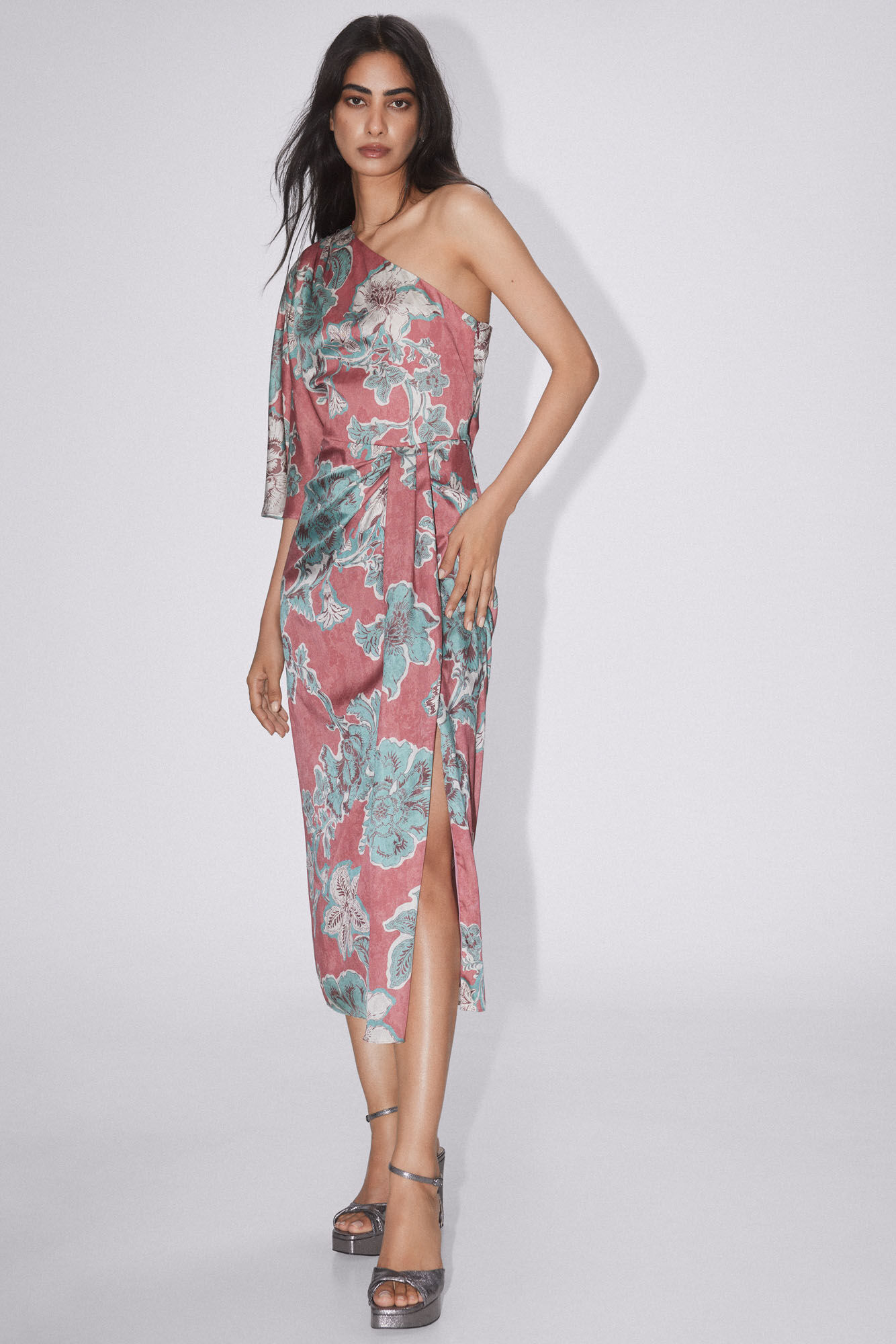 Robe Imprimée Asymétrique
