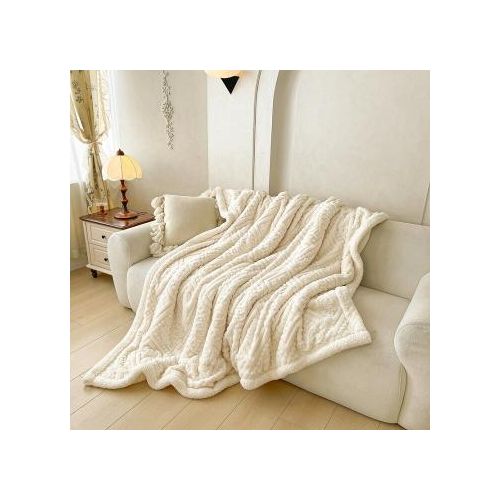 Plaid Couverture Polaire, Jeté De Canapé , Couverture De Lit thumbnail 2