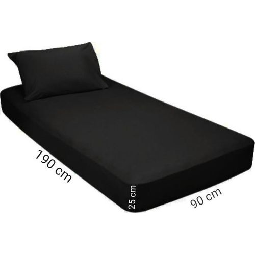 Drap Housse De Lit + 1 Taie D'oreiller, Jusqu'à 30 Cm De Profondeur