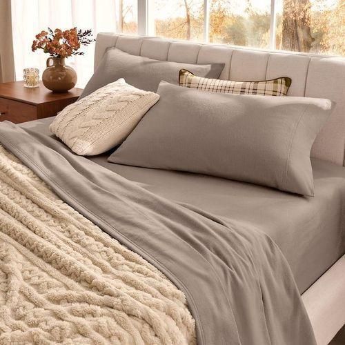 Ensemble De Literie Drap Housse, Drap Plat , 2 Taies D'oreiller thumbnail 4