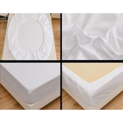Drap Housse - + 2x Taie Doreiller - Bonnets 30 Cm Pour Matelas Épais -microfibre Brossée