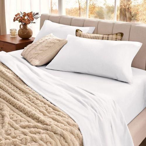 Ensemble De Literie Drap Housse, Drap Plat, 2 Taies D'oreiller thumbnail 4