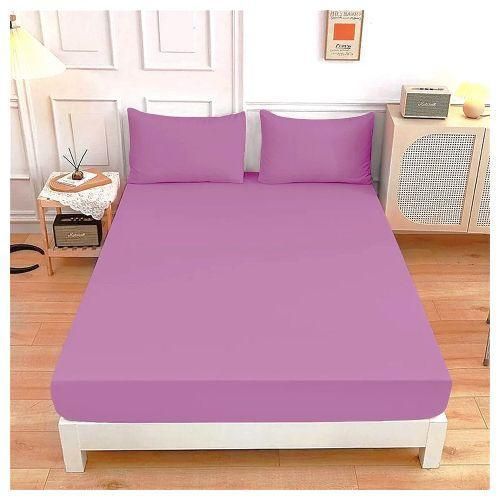 Drap Housse + 2x Taie D'oreiller - Bonnets 30 Cm Pour Matelas Épais -microfibre Brossée