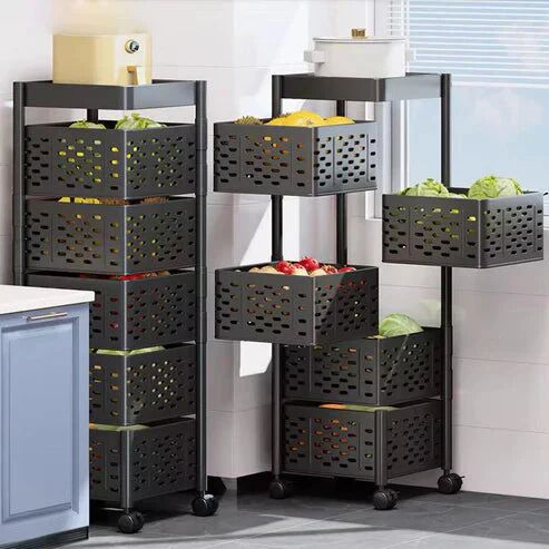 Panier De Rangement En Métal À 5 Niveaux