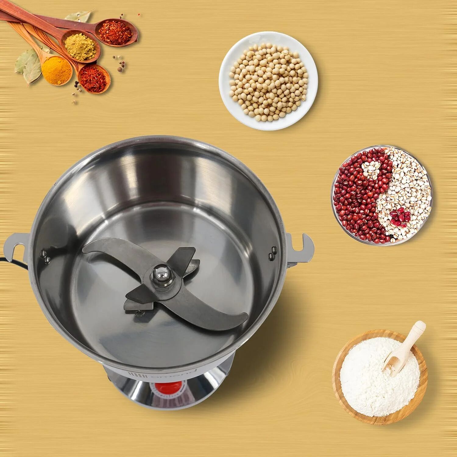 Moulin Céréales Grains Électrique thumbnail 4