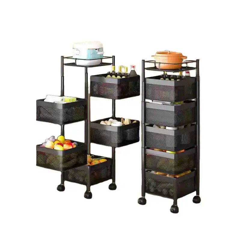 Étagère De Rangement Rotative Pour Légumes