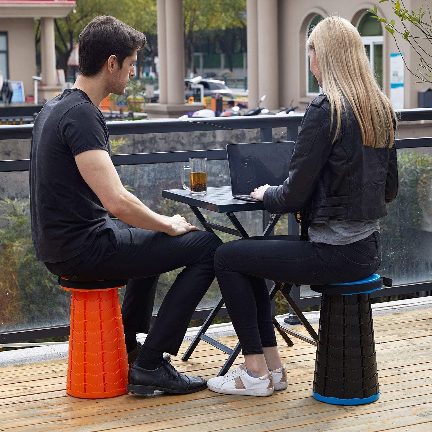 Tabouret Pliant Vivana Rétractable Pour Camping