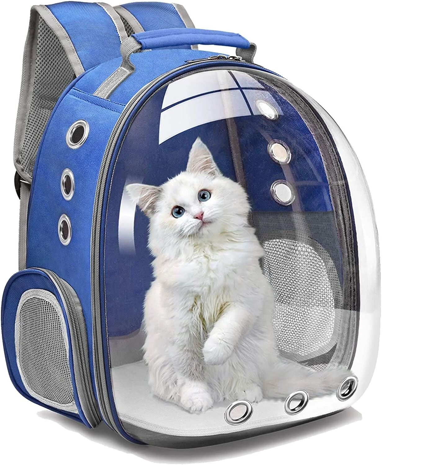Sac De Transport Transparent Pour Chat thumbnail 1