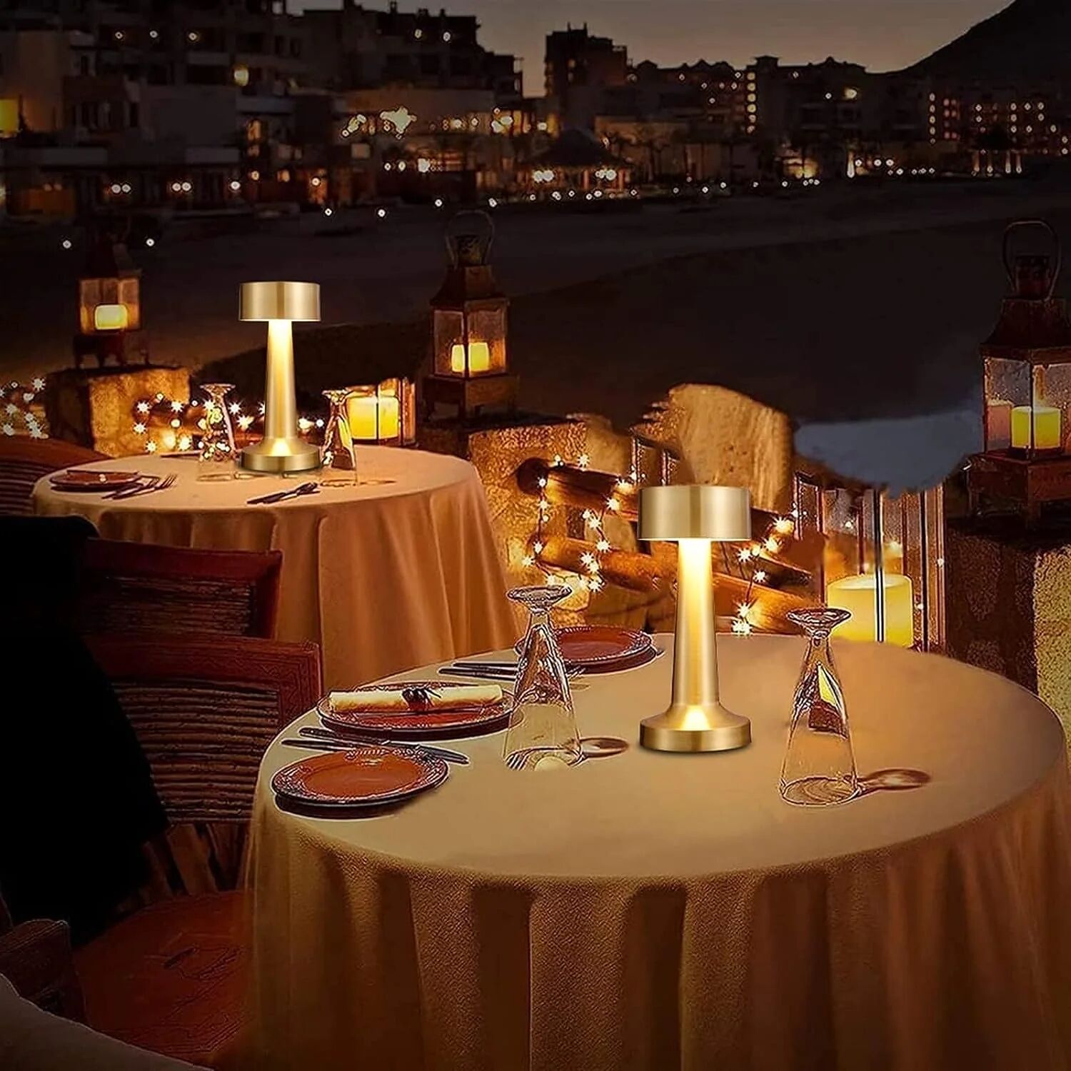 Led Vivana Rechargeable Circle Table Lampe